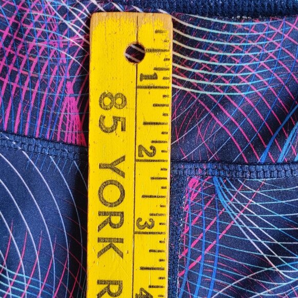 Skechers Sport leggings girls size L (10-12) purple with geometric pattern - Picture 8 of 12